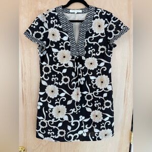 Trina Turk Cotton/Silk Mod-Mini Dress.